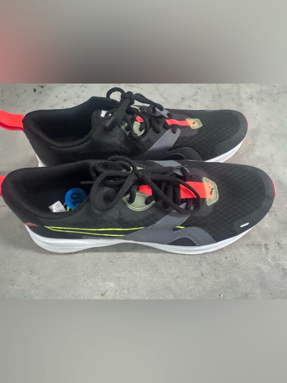 NEW Puma Hybrid Fuego Runners - Black/Orange/Yellow - Men’s Size 10